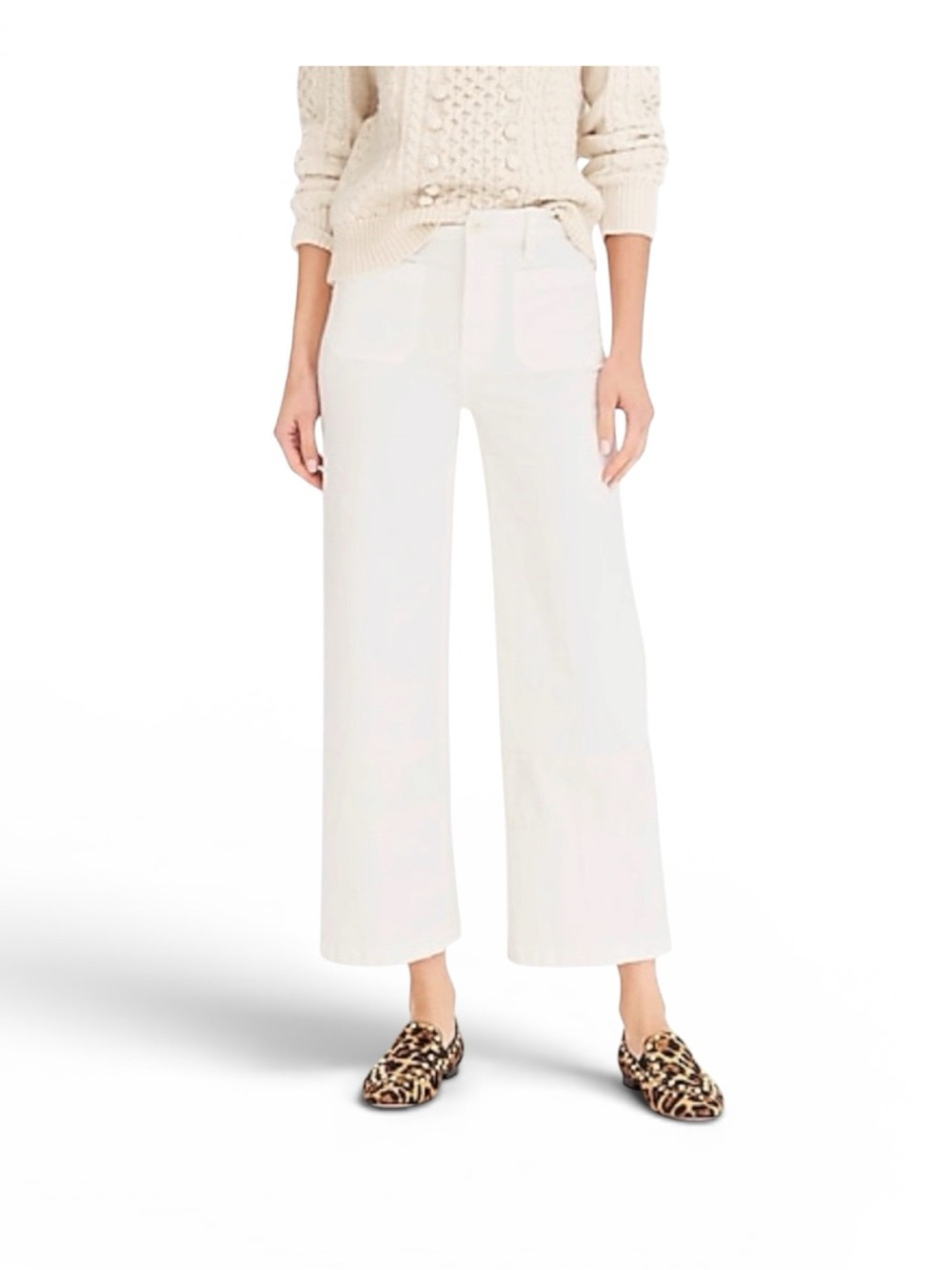 J. Crew POINT SUR Wide Leg Crop Pants Size 28P